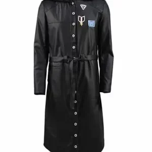 Playerunknown’s Battlegrounds Black Leather Trench Coat