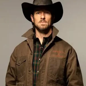 Yellowstone-Ryan-Brown-Leather-Jacket