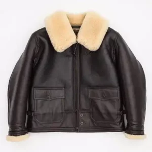 Flight-Navy-M-445a-Leather-Shearling-Jacket