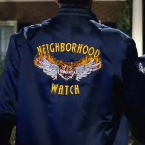 The-Watch-Ben-Stiller-Neighborhood-Blue-Varsity-Jacket
