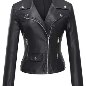 Women-Motorcycle-Black-Biker-Leather-Jacket