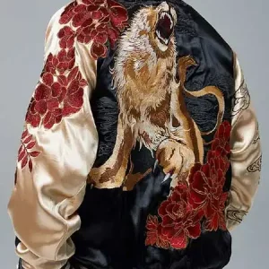 Hyper Premium Lion Embroidery Sukajan Souvenir Jacket