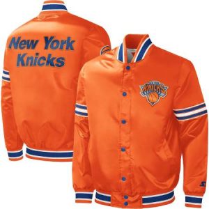 New York Knicks Starter Orange Slider Satin Jacket