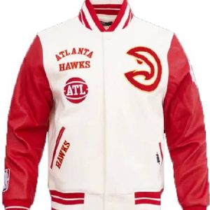 NBA Atlanta Hawks Retro Classic Wool Varsity Jacket