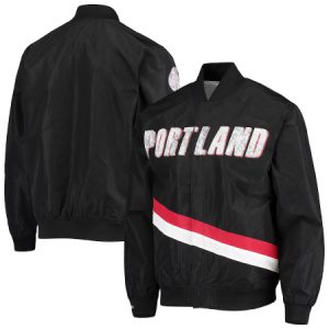 Portland Trail Blazers Mitchell Ness Hardwood Classics 75th Anniversary Authentic Warmup Jacket