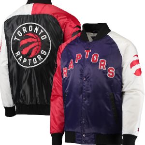 NBA Toronto Raptors Starter Tricolor Remix Raglan Jacket