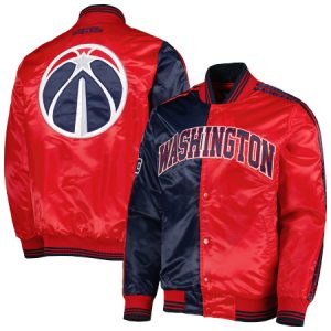 NBA Washington Wizards Starter Navy And Red Fast Break Jacket