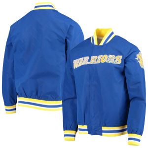 Golden State Warriors Royal Hardwood Classics 75th Anniversary Authentic Jacket