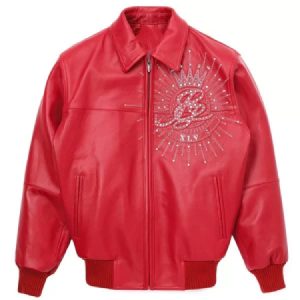 Pelle Pelle Red American Legend Plush Jacket
