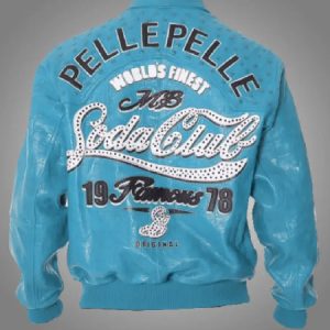 1978 Soda Club Turquoise Pelle Pelle Jacket