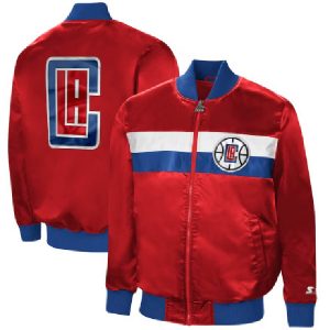NBA LA Clippers Starter Red The Ambassador Varsity Jacket