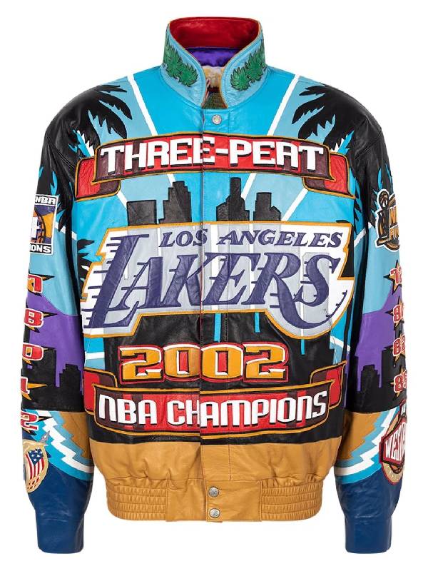 Jeff Hamilton X Lakers 2002 3peat Jacket