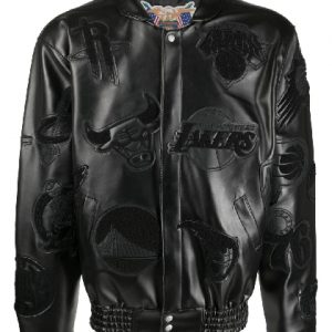 Jeff Hamilton oversized-cut leather jacket