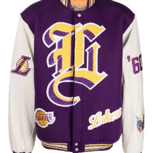 Jeff Hamilton Los Angeles Lakers bomber jacket