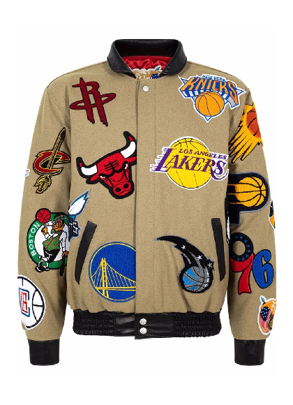 Jeff Hamilton X NBA Collage Wool Jacket