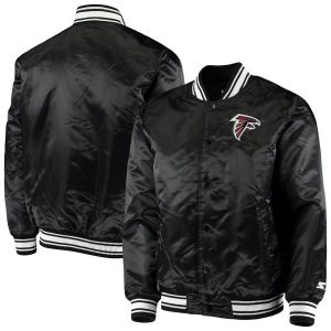 Atlanta Falcons NFL Starter Black Locker Room Varsity Jacket