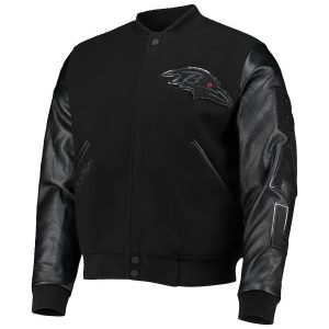 NFL Baltimore Ravens Pro Standard Black Varsity Jacket