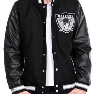 Las Vegas Raiders Letterman Varsity Jacket