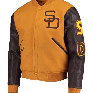 Logo San Diego Padres Varsity Orange_Yellow Jacket