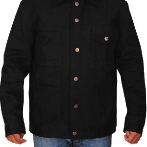 Rip Wheeler Cole Hauser Yellowstone Black Cotton Jacket