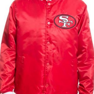 San Francisco 49ers 80s Satin Varsity Jackets
