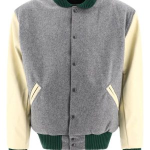 Men's Engineered Garments Gray Varsity Jacket