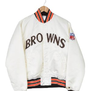 NFL Cleveland Browns Vintage Starter Satin Jacket