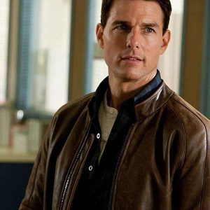 Tom Cruise Jack Reacher Brown Leather Jacket