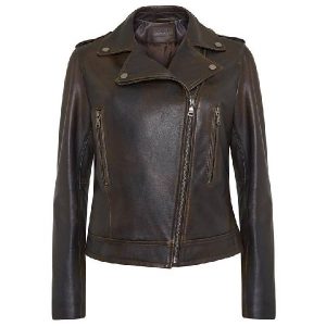 Women's Benvolio Vintage Biker Leather Jacket