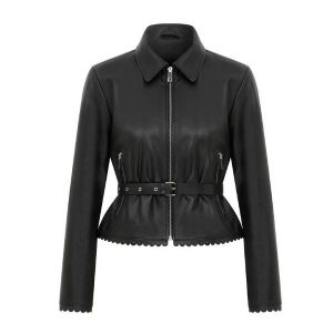 Women's Acasia Black Leather Jacket