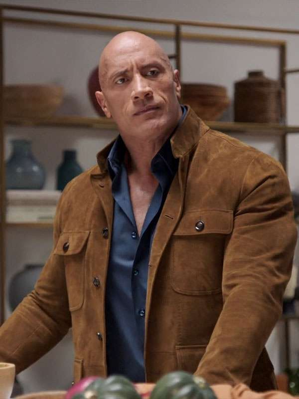 Young Rock Dwayne Johnson S02 Brown Leather Jacket
