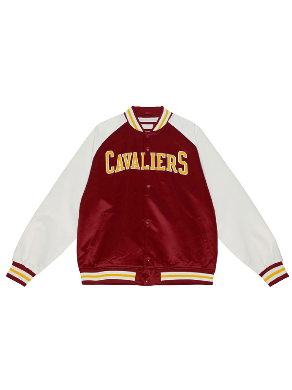 NBA Cleveland Cavaliers Prime Time Satin Varsity Jacket