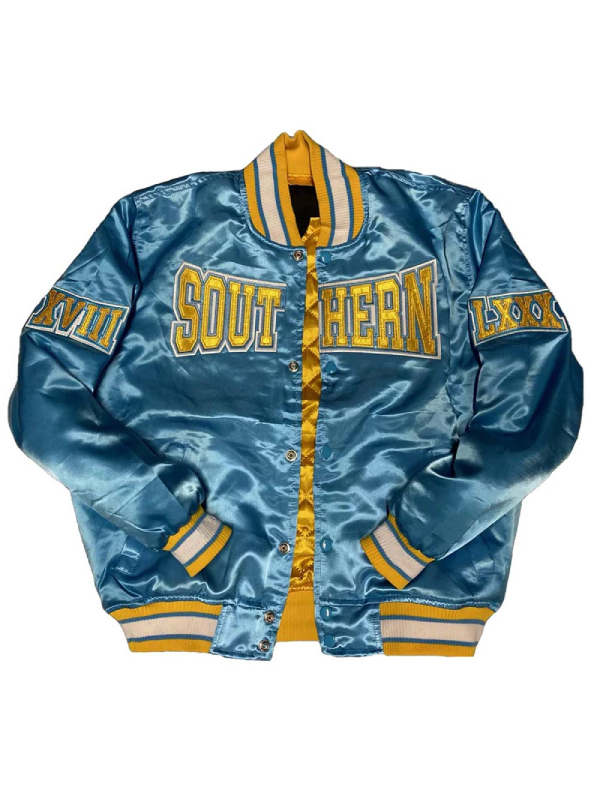 Southern University Blue Satin Jacket